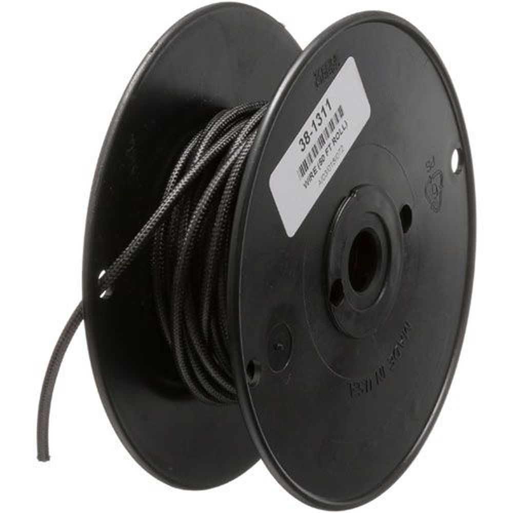 AllPoints ALL381311 12 Gauge Black High Temperature Wire, 50 Feet Roll