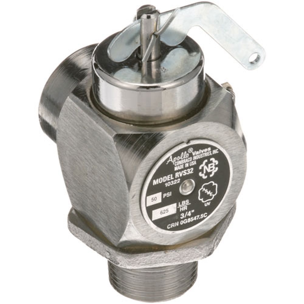 Hobart HOB00-065281 50 PSI Steam Safety Valve, 3/4 inch