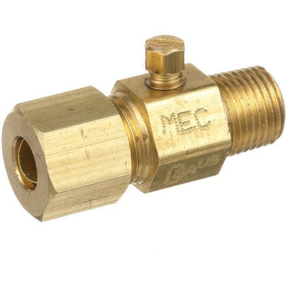 Randell Straight Pilot Adjustment Valve for Randell Part Number HD GAS651, 1/8 inch MPT X 1/4 inch CCT