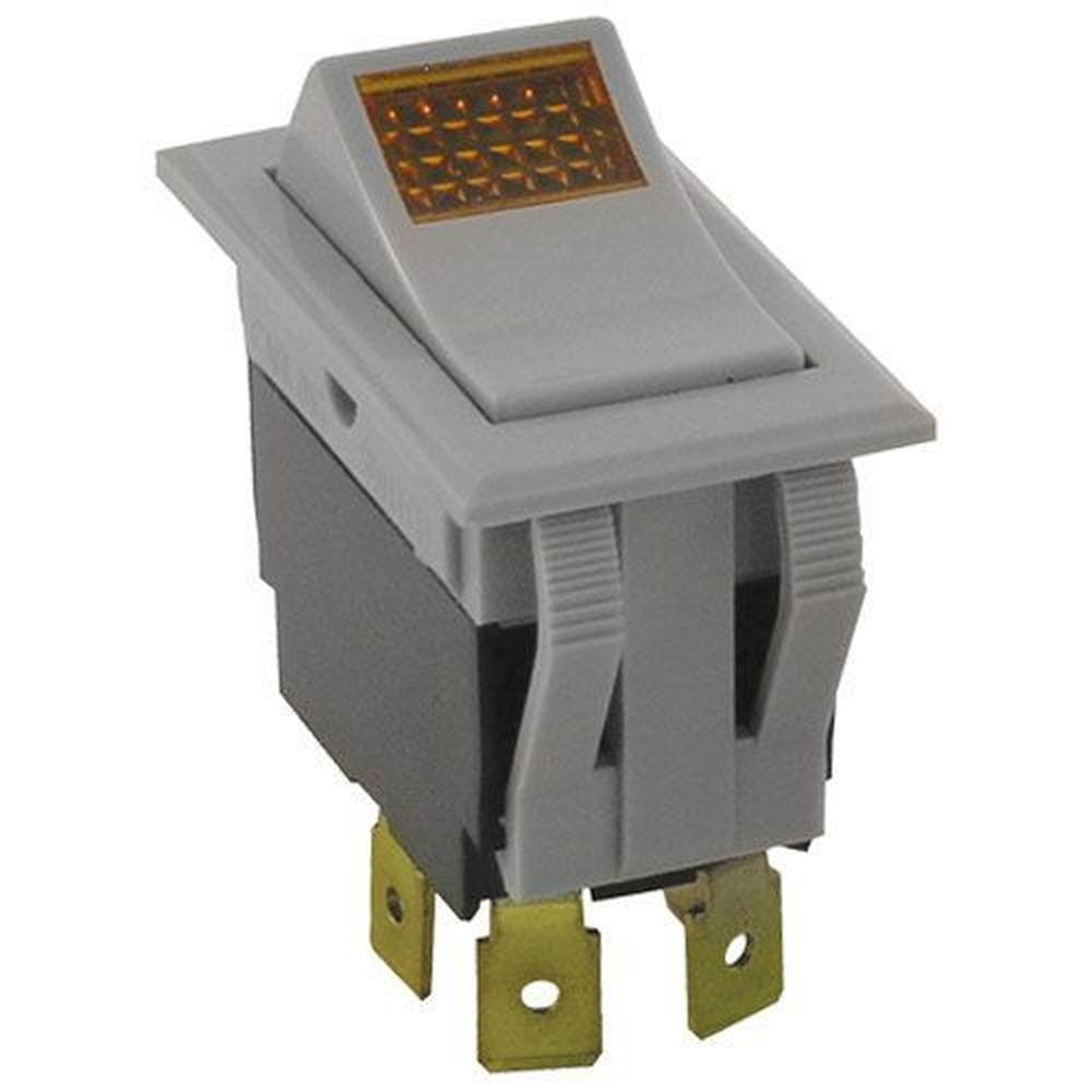 Star Manufacturing Dpst Terminal Lighted Rocker Switch fits 7/8 x 1-1/2 inch Hole for Star Manufacturing Part Number 2E-35127