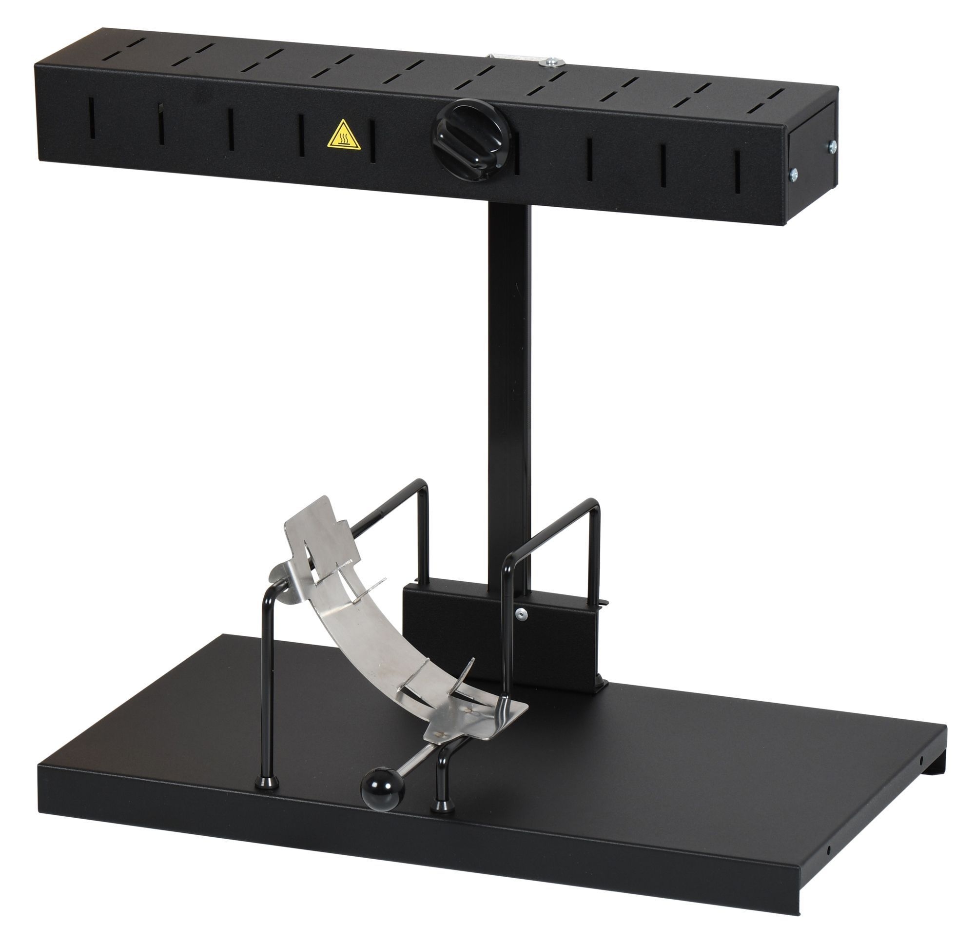 Louis Tellier Alpage Basalt Raclette with Knife, 15.5 x 8.5 x 12 inch