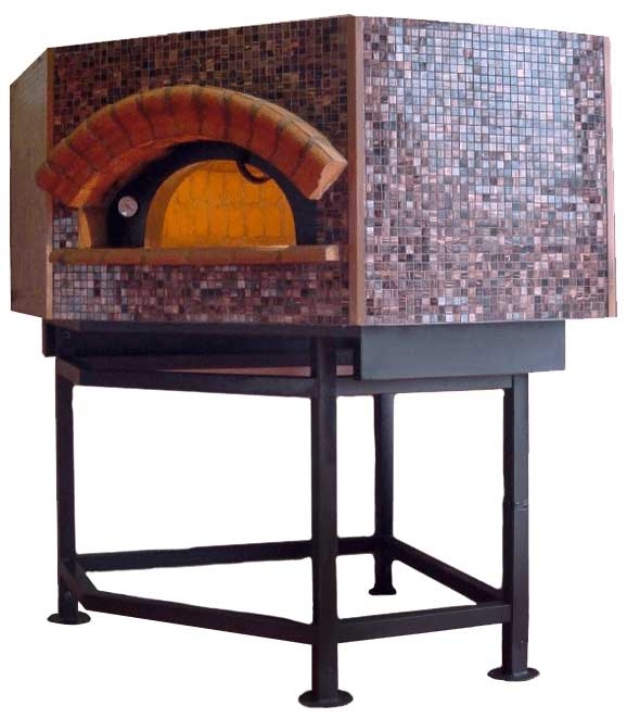 Univex Artisan Stone Hearth 1 Phase 115 Volt Pentagonal Gas Pizza Oven, Five 12 inch Pizza Capacity