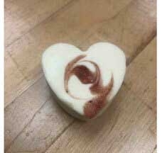 Tennessee Cheesecake Strawberry Swirl Heart Cheesecake, 2.25 Ounce -- 104 per case