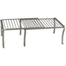 Spectrum Ashley Satin Nickel PC Expandable Shelf, 5.5 x 9.75 x 13 inch.