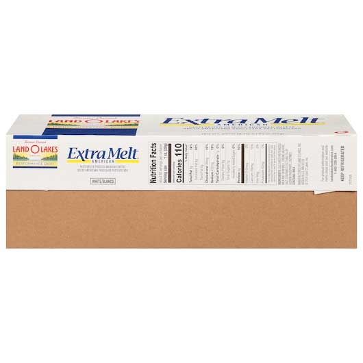 Land O Lakes Extra Melt White American Cheese Loaf, 5 Pound