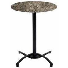 Grosfillex Black Bar Height Aluminum Table Base.