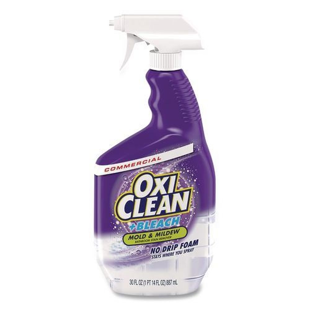 OxiClean Plus Bleach Citrus Scent Mold and Mildew Stain Remover, 30 Ounce Spray Bottle -- 8 per case