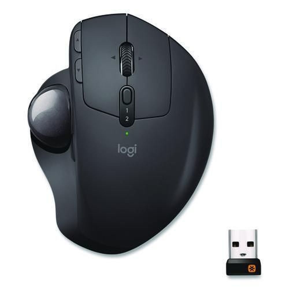 Logitech Black MX Ergo Plus Advanced Wireless Trackball Mouse