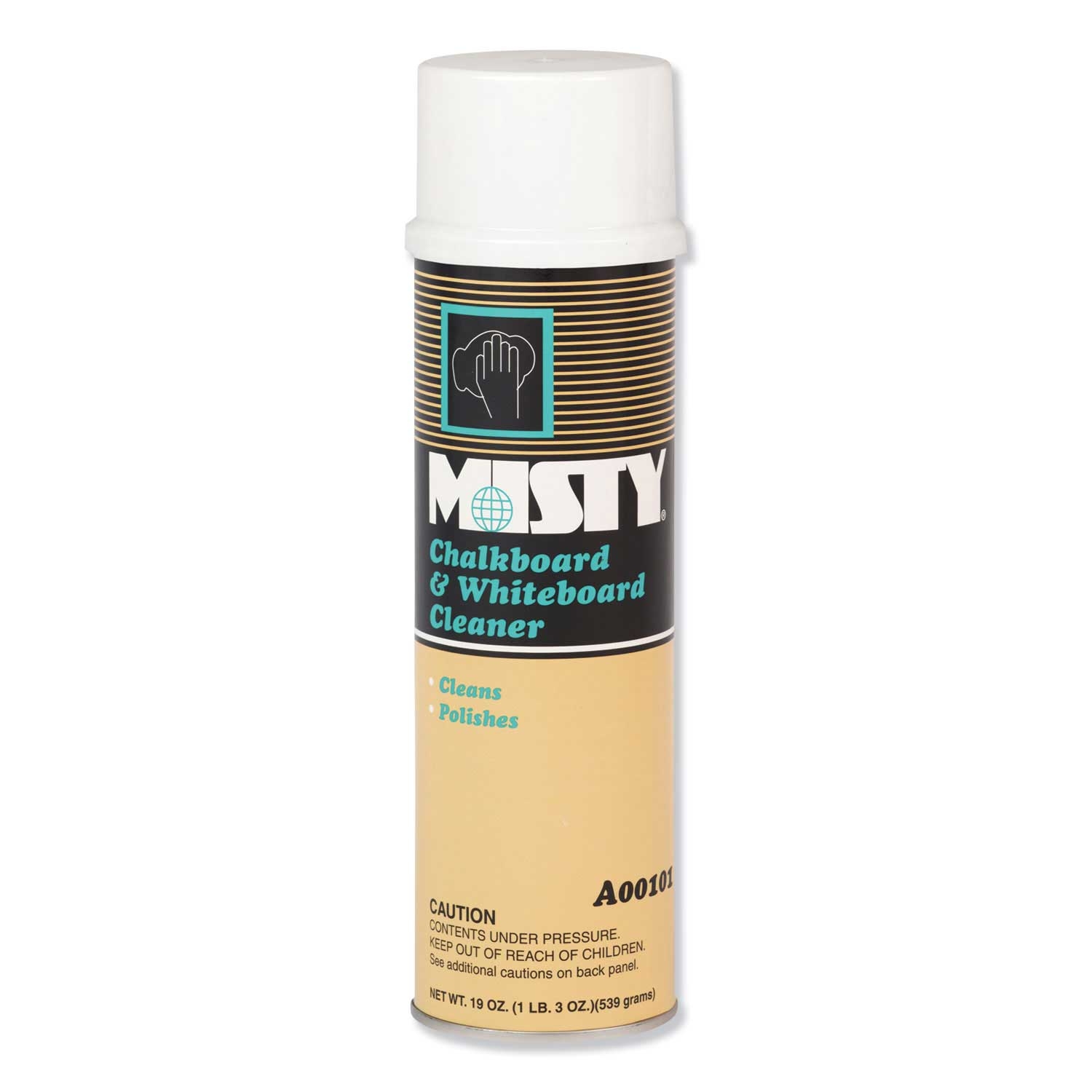 Misty Chalkboard and Whiteboard Cleaner, 19 Ounce Aerosol Spray -- 12 per case