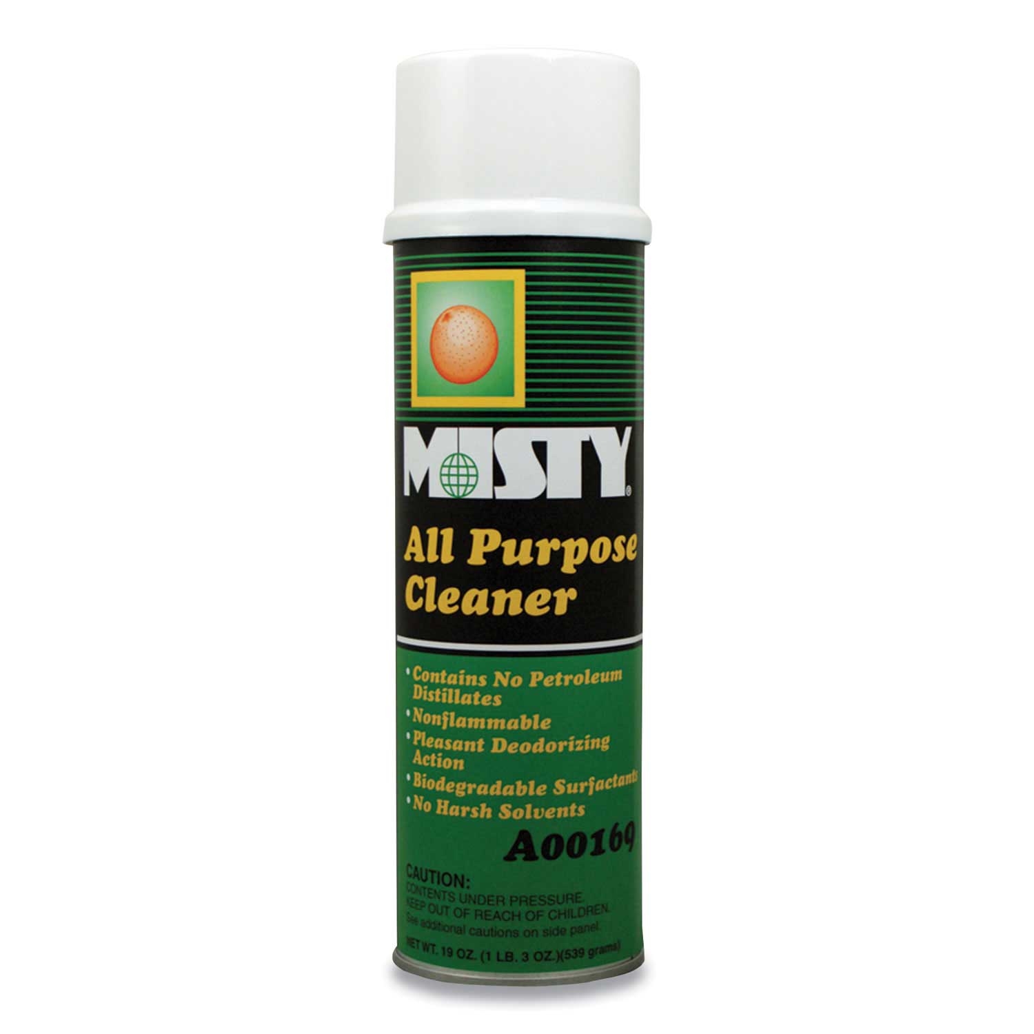 Misty Citrus Scent Green All Purpose Cleaner, 19 Ounce Aerosol -- 12 per case