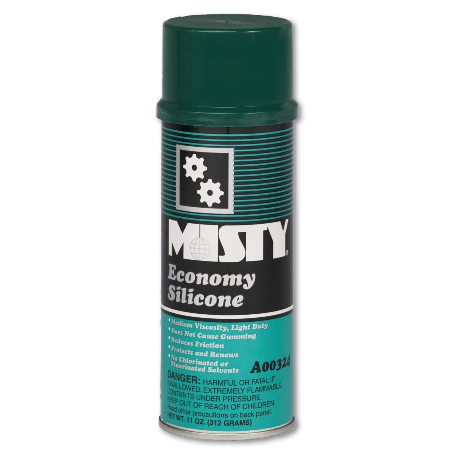 Misty Economy Silicone Spray Lubricant, 11 Ounce Aerosol Can -- 12 per case
