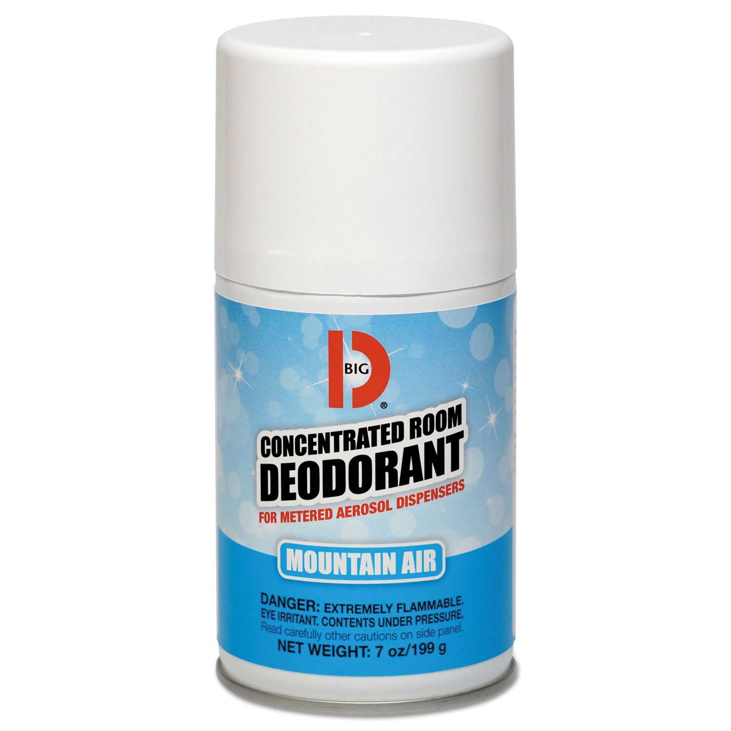 Big D Industries Mountain Air Scent Metered Concentrated Room Deodorant, 7 Ounce Aerosol -- 12 per case