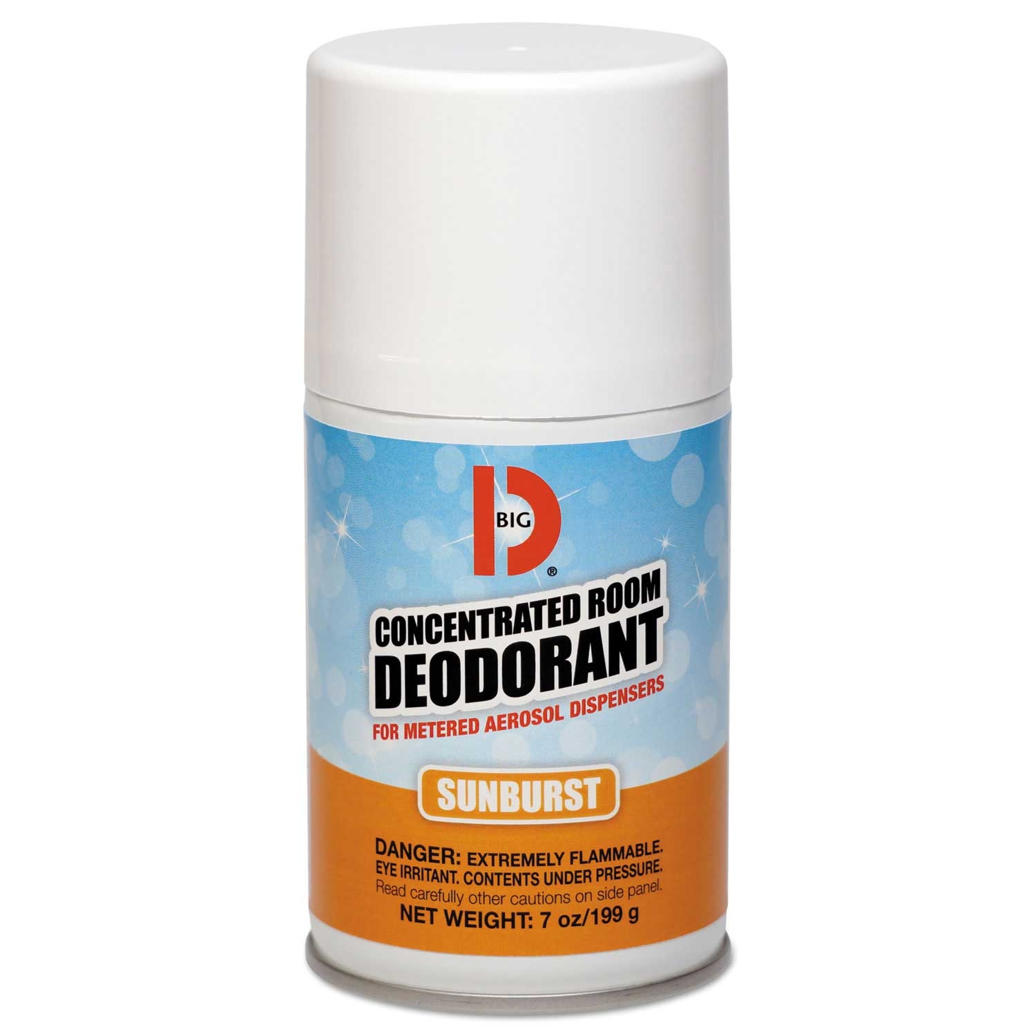 Big D Industries Sunburst Scent Metered Concentrated Room Deodorant, 7 Ounce Aerosol -- 12 per case