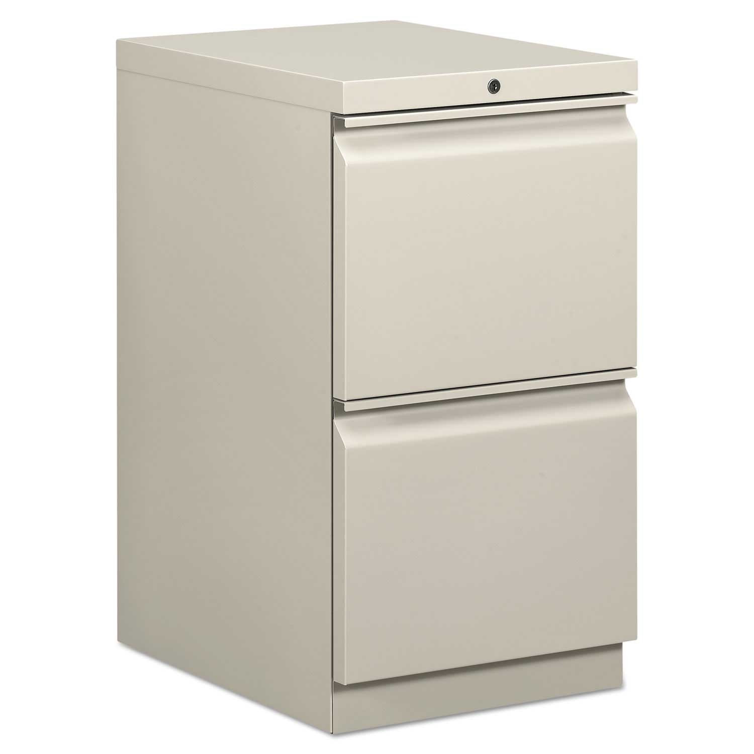 Hon Gray 2 Drawer Mobile File/File Pedestal, 15 x 20 x 28 inch