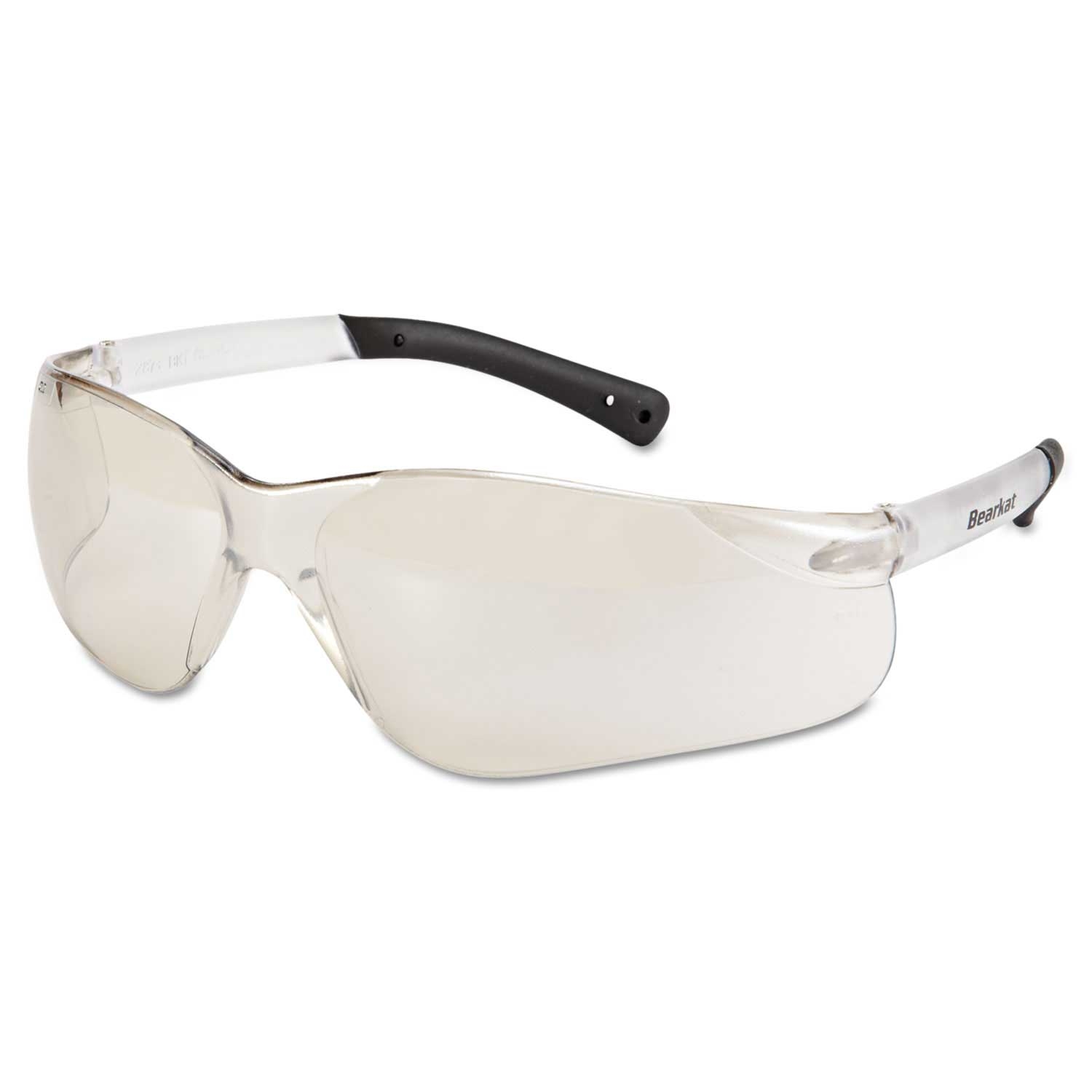 MCR Safety BearKat Frost Frame Polycarbonate Clear Mirror Lens Safety Glasses