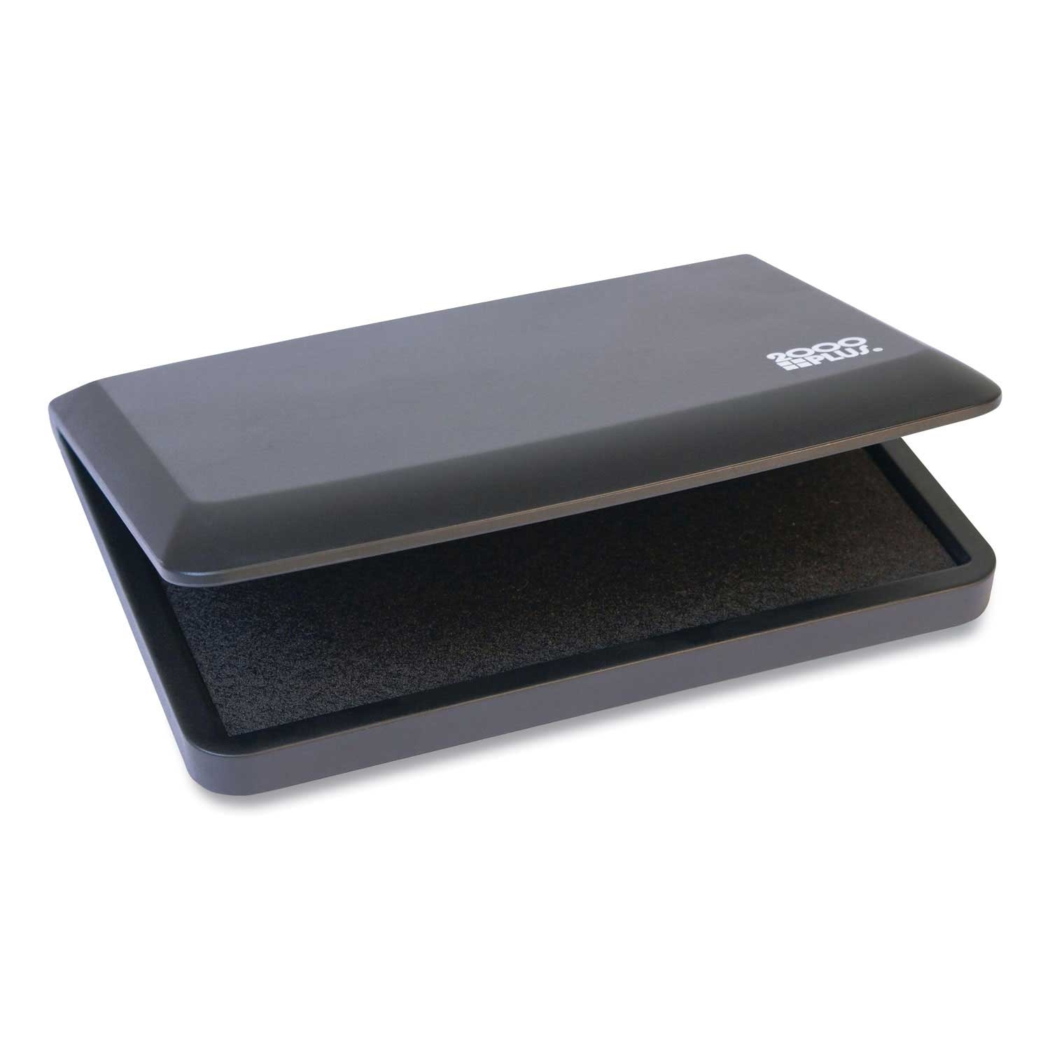 Cosco Black 2000 Plus One-Color Felt Stamp Pad, 4.25 x 2.75 inch