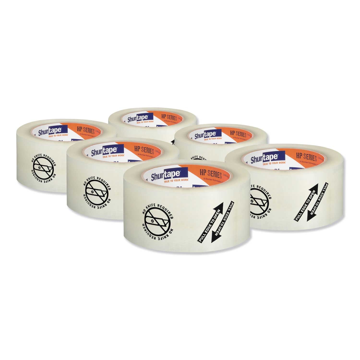 Duck Clear Folded Edge Tape, 2.08 inch x 110 Yard -- 1 pack