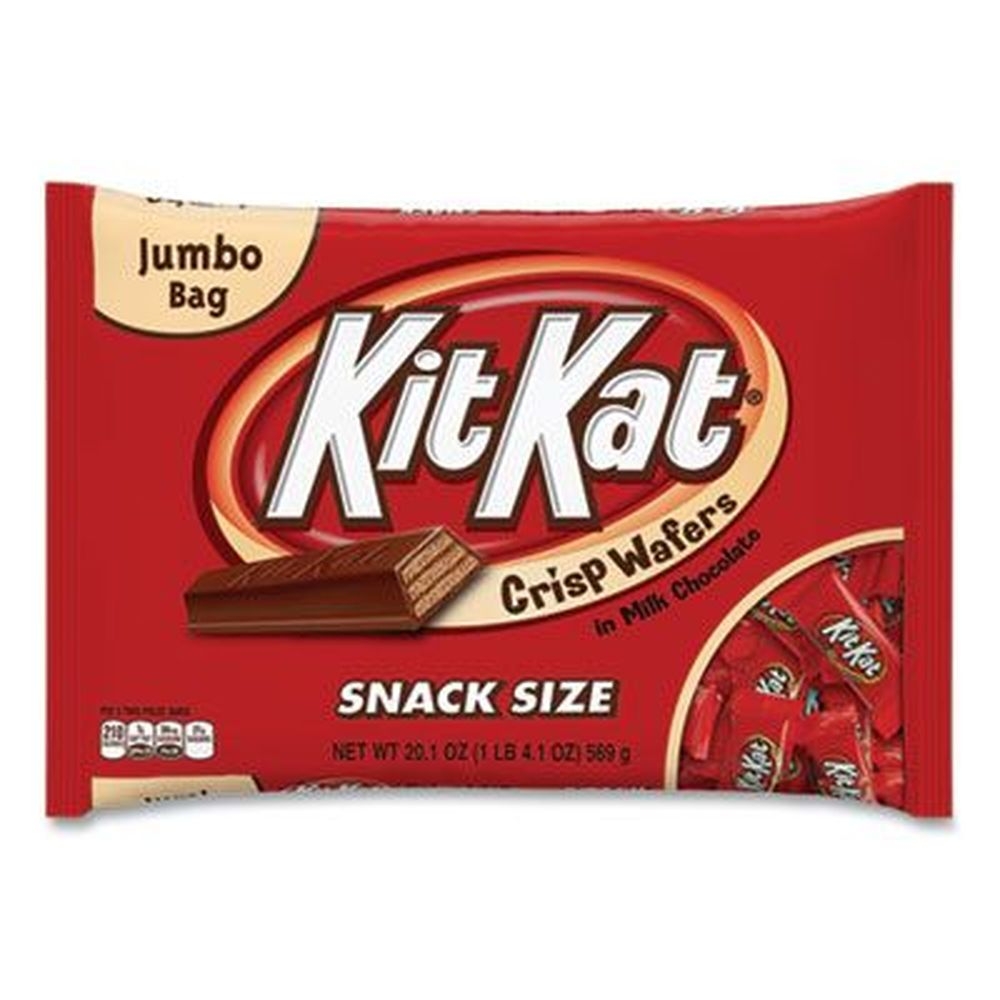 Kit Kat Snack Size Crisp Wafers in Milk Chocolate, 20.1 Ounce Bag
