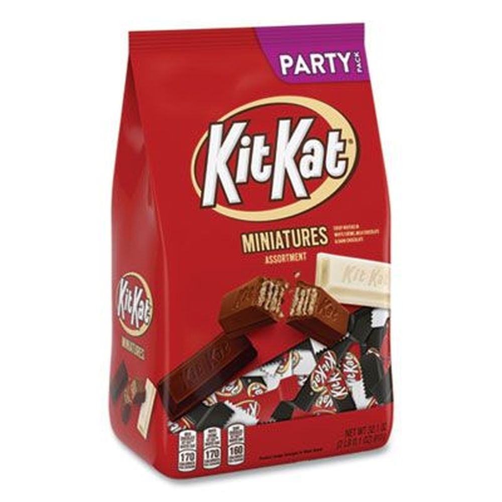 Kit Kat Assorted Wafer Miniatures - Party Bag, 32.1 Ounce