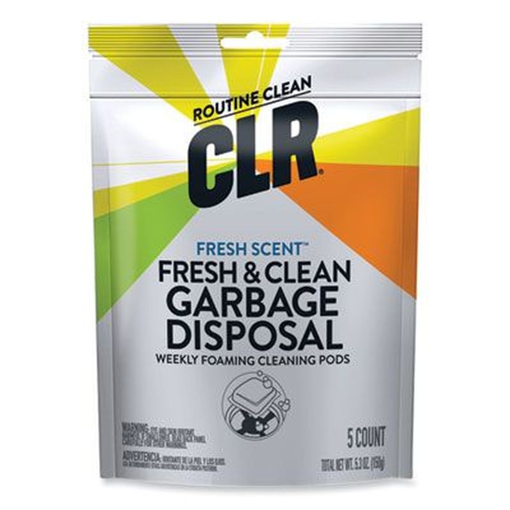 CLR PRO Fresh Scent Fresh and Clean Garbage Disposal - 5 pods per pack -- 6 packs per case