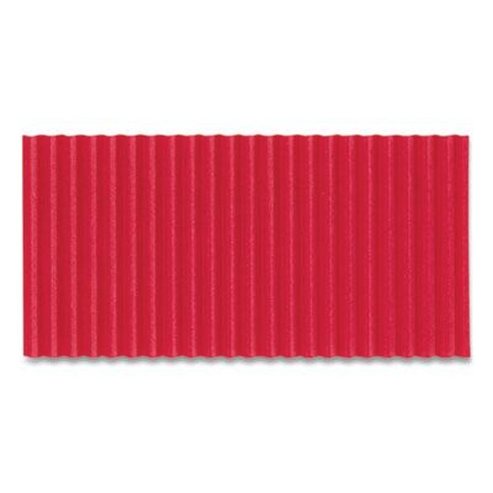 Pacon Flame Red Corobuff Corrugated Paper Roll, 48 inch x 25 feet