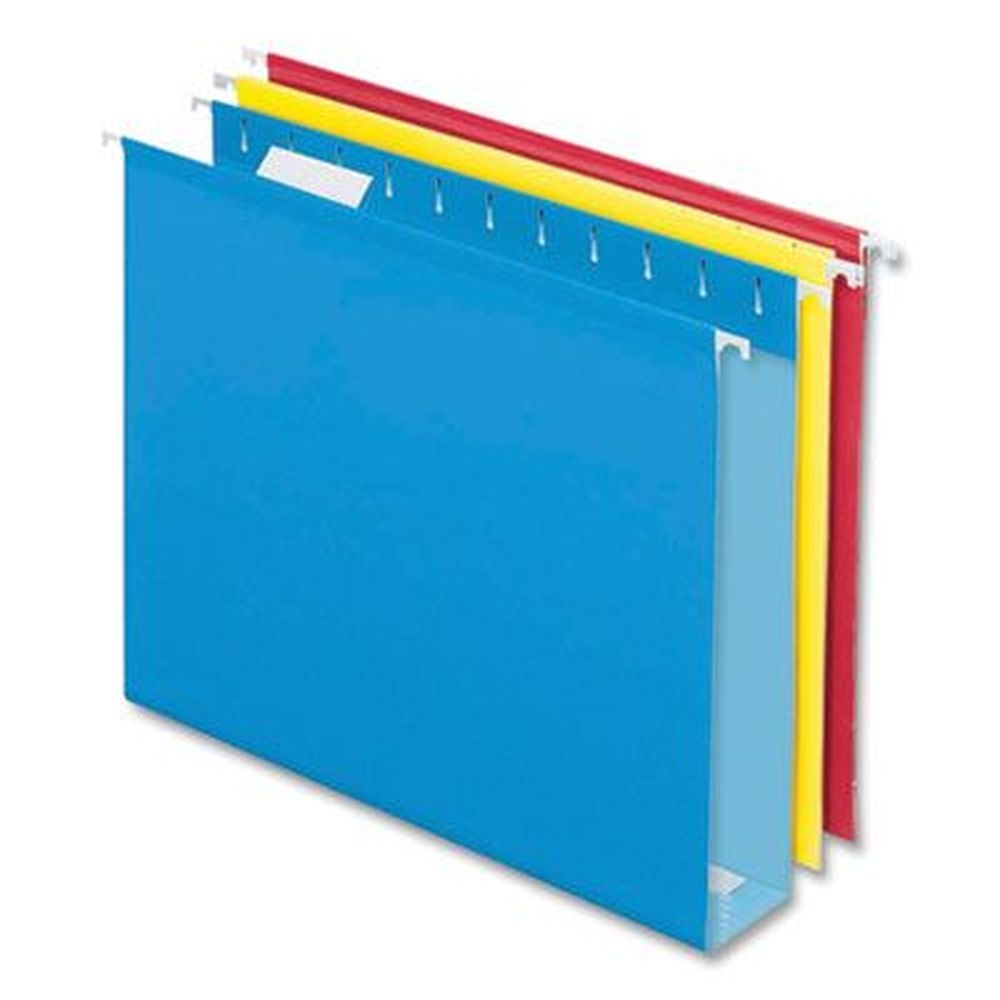 Pendaflex Assorted Colors Colored 1/5-Cut Tabs Reinforced Hanging Folder -- 12 per box