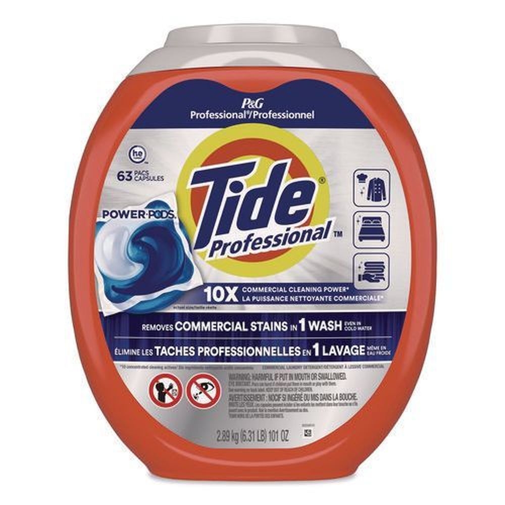 Tide Professional Commercial Power Laundry Detergent Pod, 101 Ounce