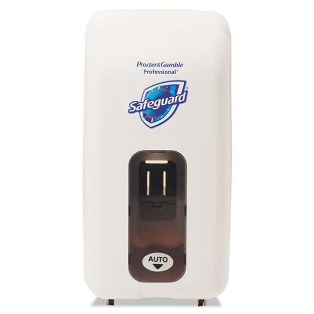 Safeguard White Touch Free Hand Soap Dispenser, 1.2 Liter