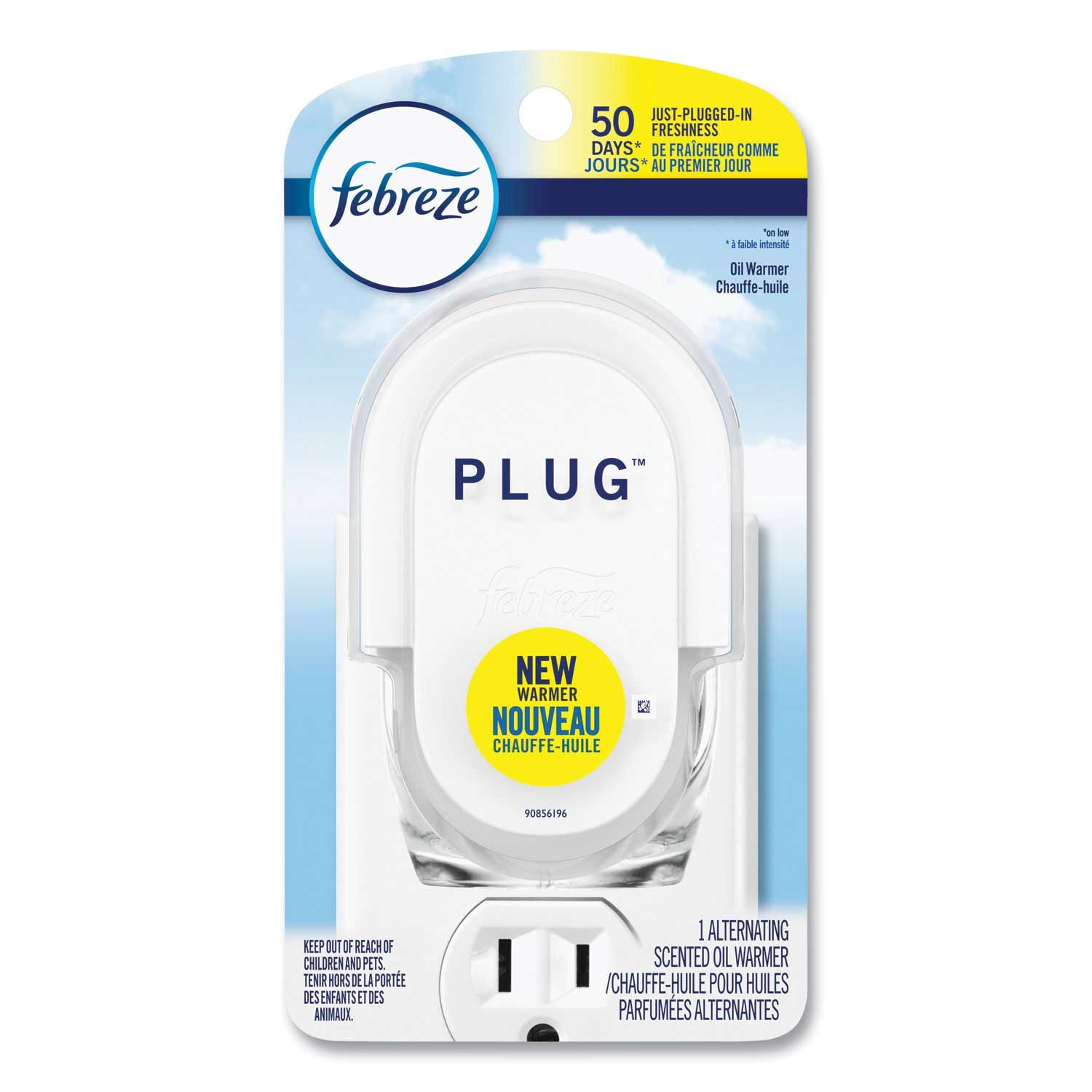 Febreze Off White Plug Air Freshener Warmer, 2.5 x 3 x 4 inch -- 4 per case