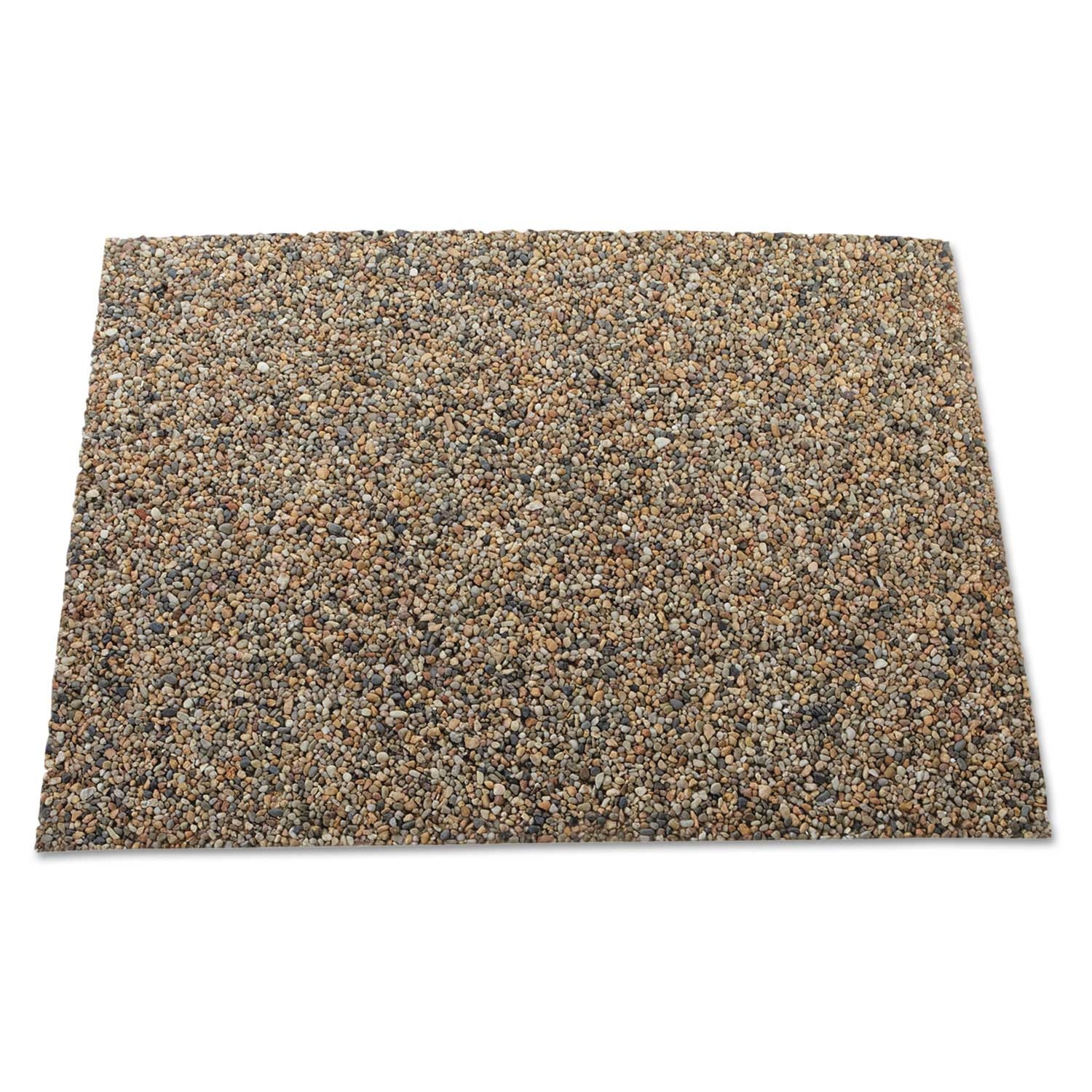 Rubbermaid Commercial River Rock Stone Landmark Series Aggregate Panel, 15.7 x 27.9 x 0.38 inch -- 4 per case