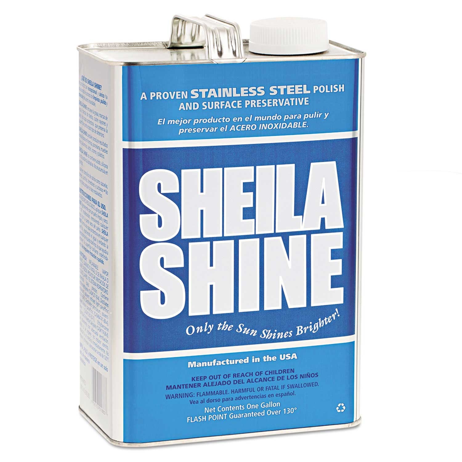 Sheila Shine Stainless Steel Cleaner and Polish, 1 Gallon Can