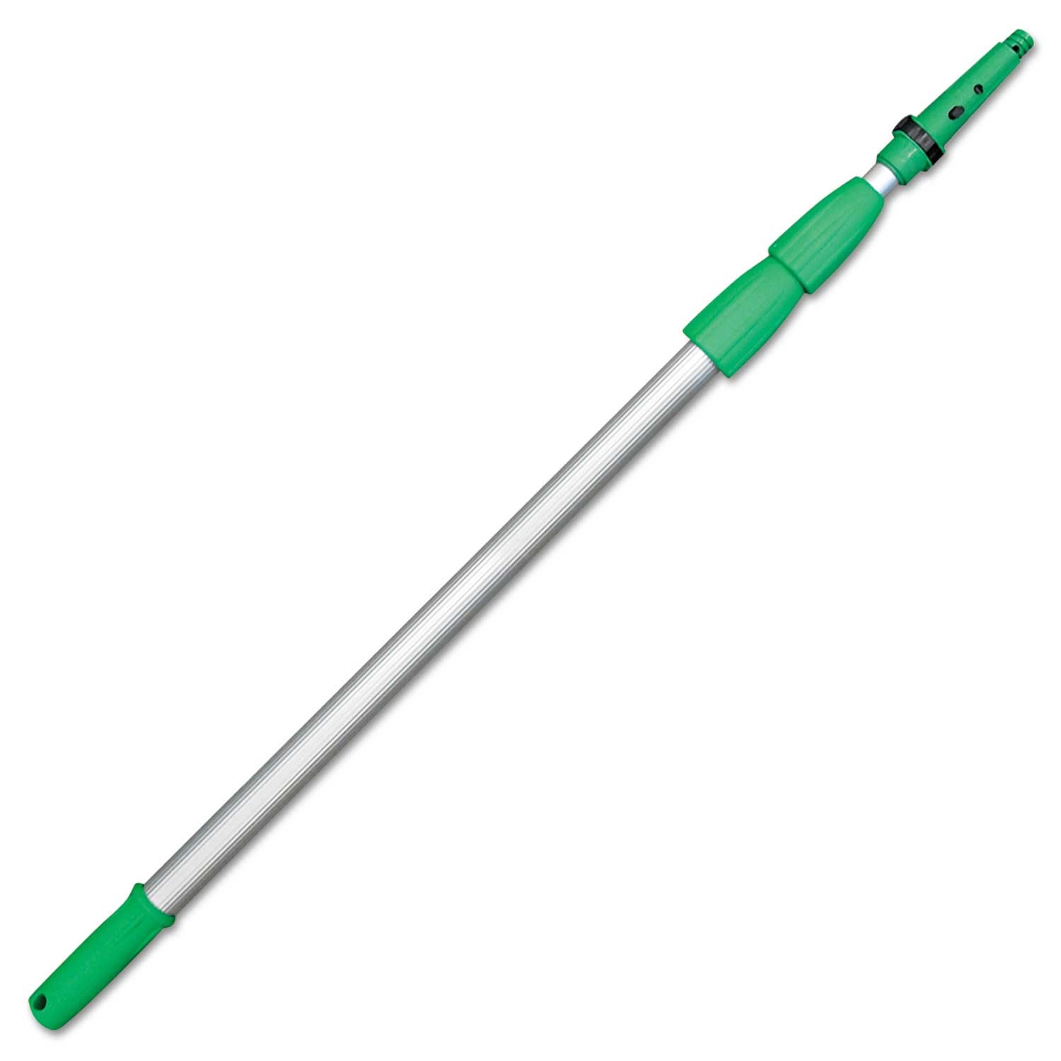 Unger OptiLoc Green/Silver Aluminum 3 Sections Extension Pole, 20 feet Length
