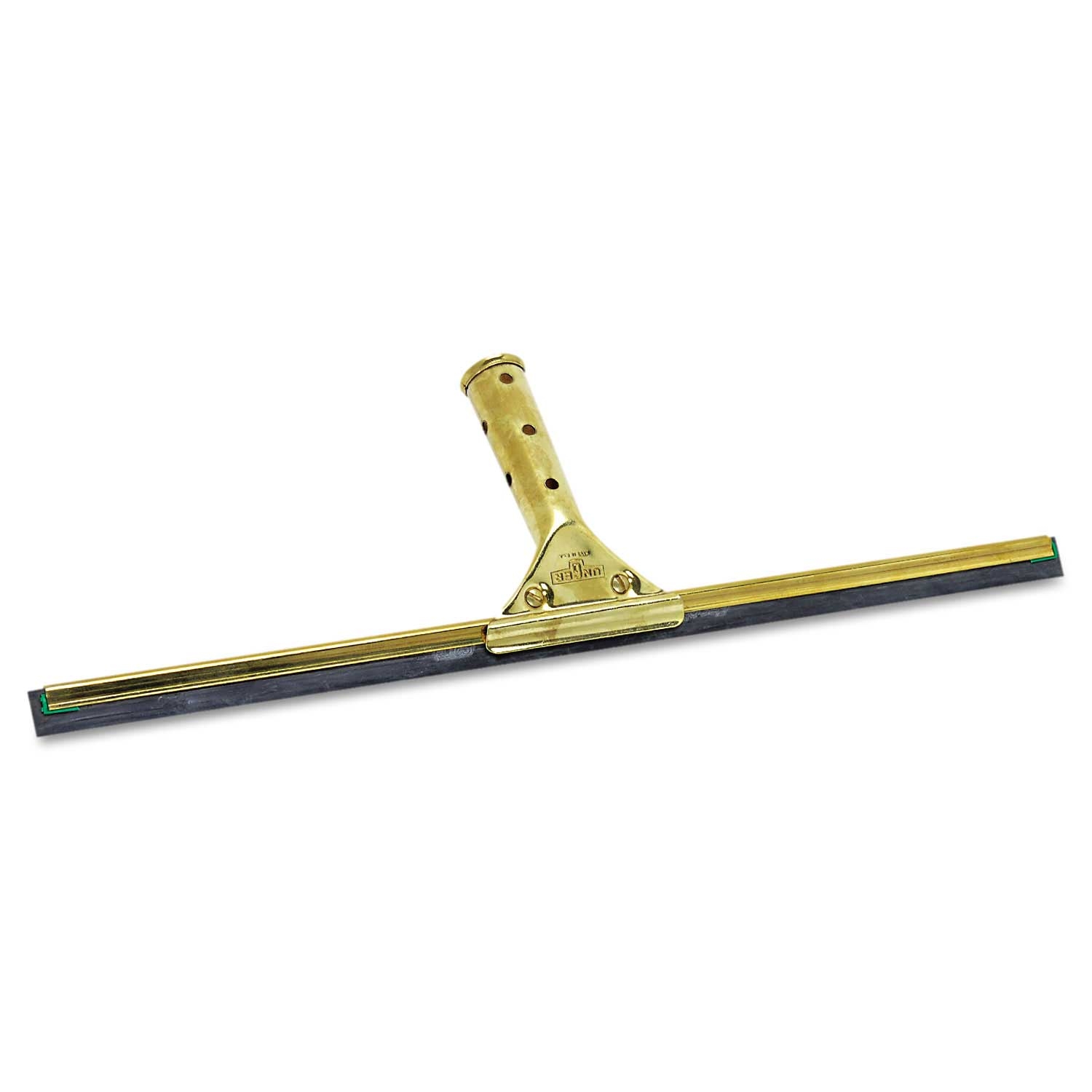 Unger Golden Clip Brass Squeegee Complete, 18 inch Wide