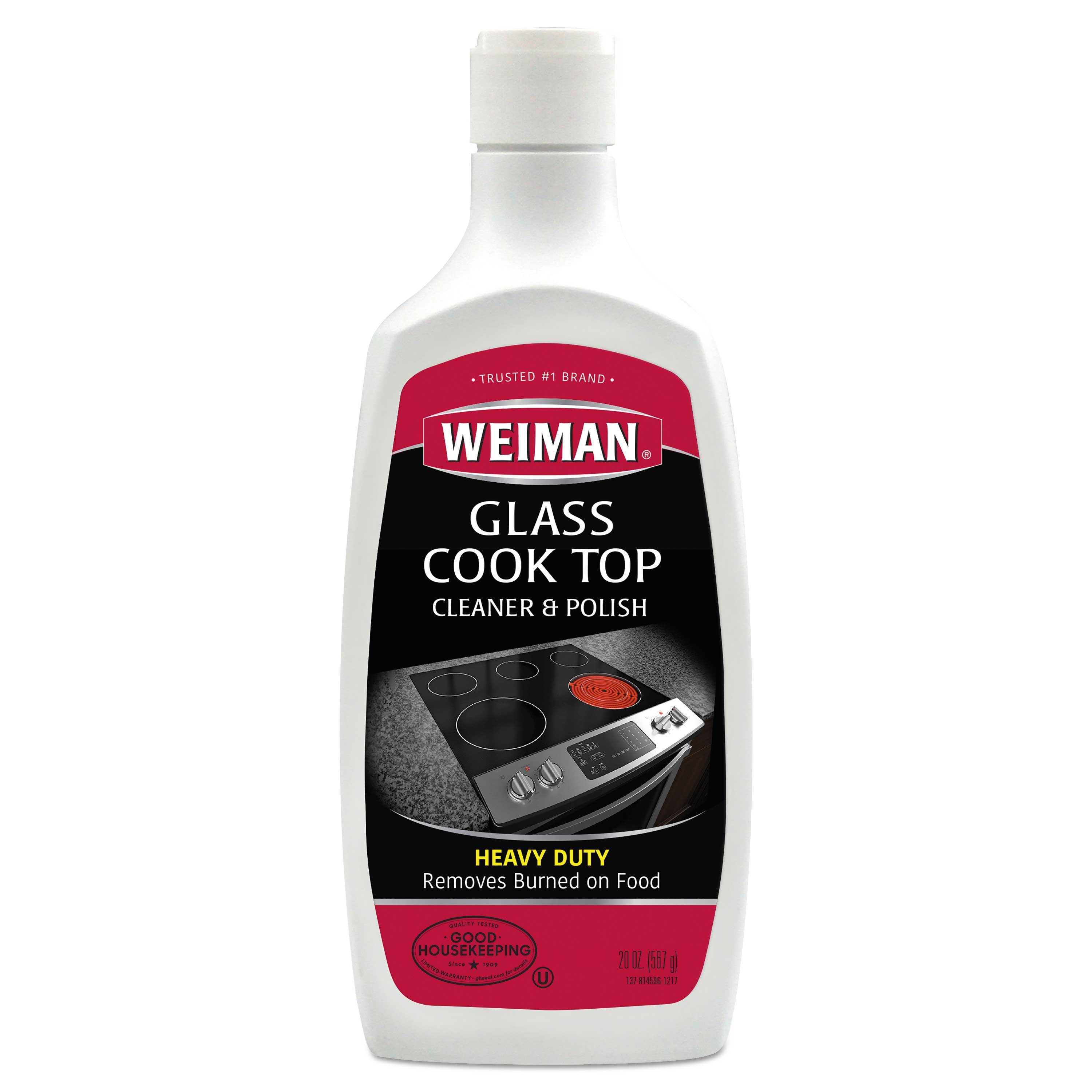 Weiman Glass Cook Top Cleaner and Polish, 20 Ounce Squeeze Bottle -- 6 per case