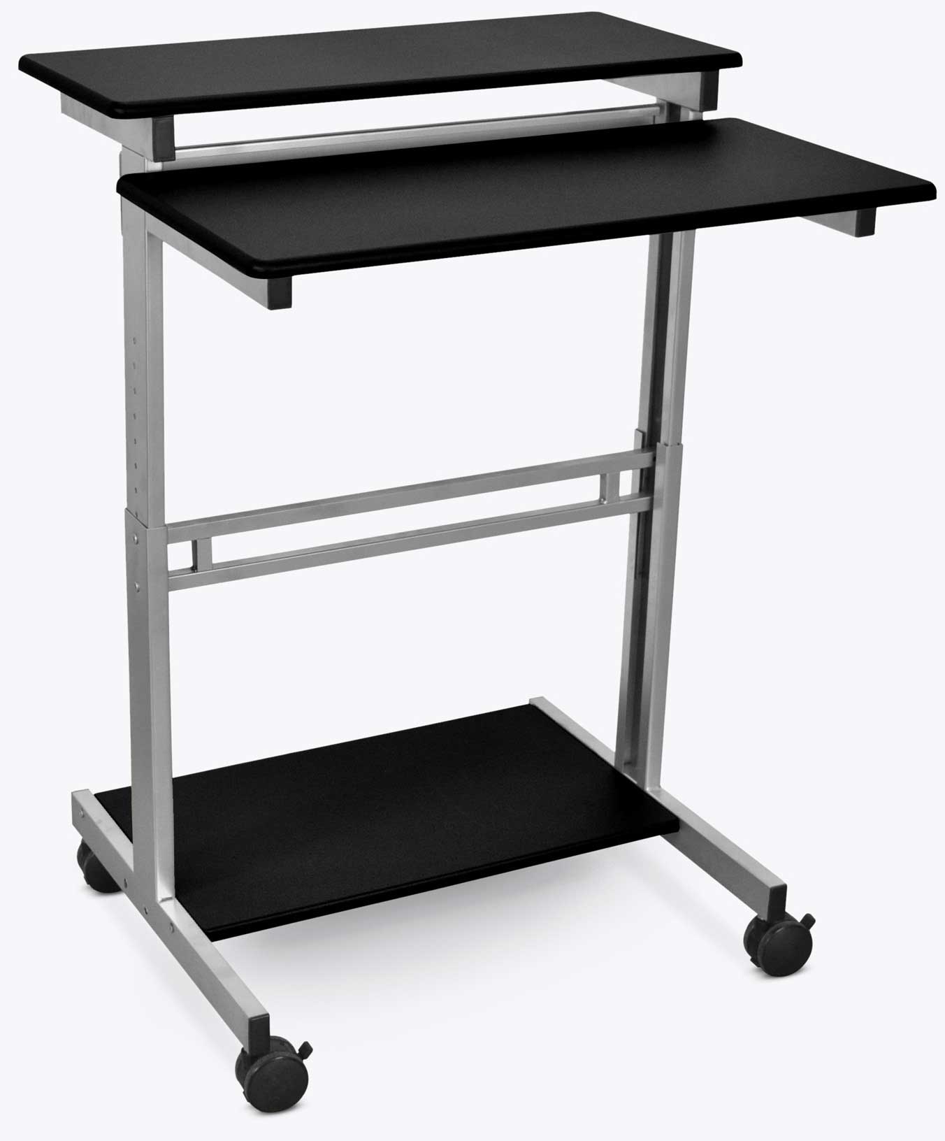 Luxor Glass Adjustable Stand Up Workstation, 31.5 x 29 inch