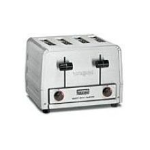 Waring Stainless Steel Heavy Duty 4 Slice Commercial Toaster, 9 x 11 7/8 x 10 1/2 inch.