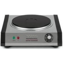 Waring Commercial Heavy Duty Single Burner Solid Top Countertop Range, 11 x 12 1/4 x 3 1/4 inch.