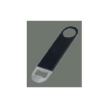 Winco Black Flat Can Opener with PVC Coated.