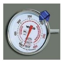 Winco Calibrated Candy and Deep Fry Thermometer, 2 inch Diameter.