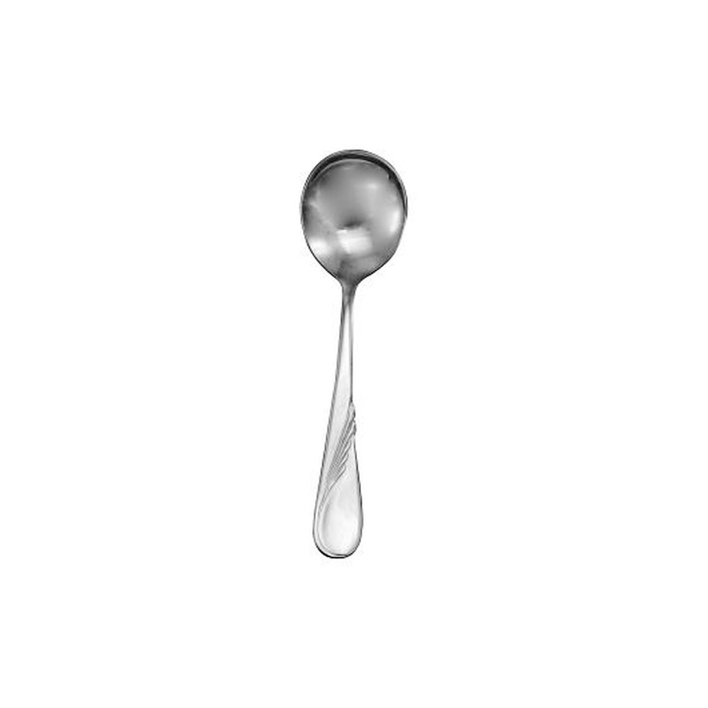 Goddess 6 inch 18/10 Stainless Steel Round Bowl Soup Spoon