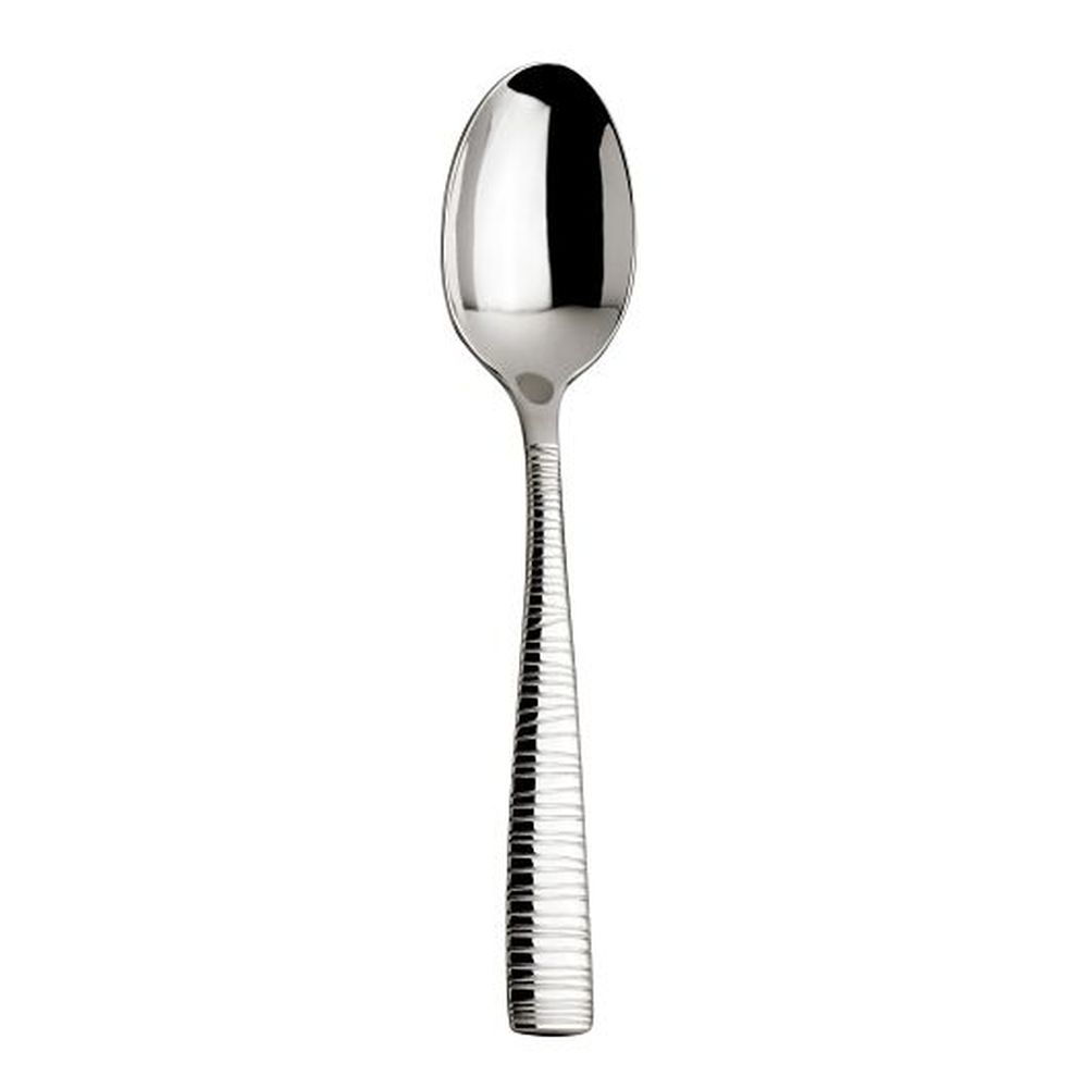 Pirouette 18/10 Stainless Steel 7 7/8 inch Oval Bowl Soup/Dessert Spoon, 12 count