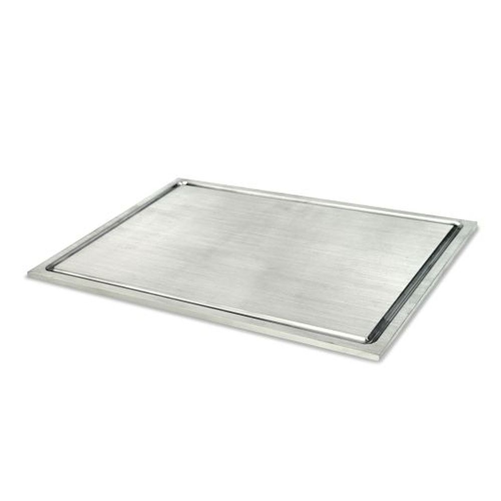 Tempo Heater Stand Aluminum Plate with Groove, 20.0 x 14.0 x 0.75 inch