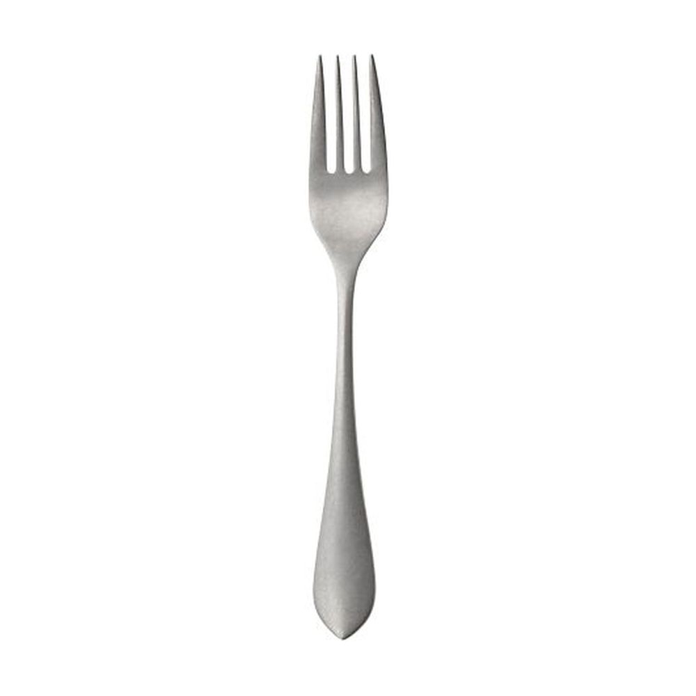 Quinton Vintage 7 1/4 inch 18/10 Stainless Steel Dessert/Salad Fork, 12 count