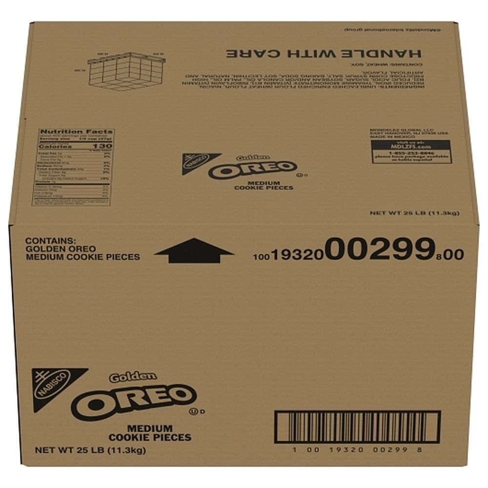 Golden Medium Cookie Pieces