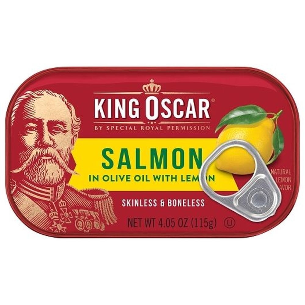 Skinless Boneless Salmon in Extra Virgin Olive Oil with Lemon