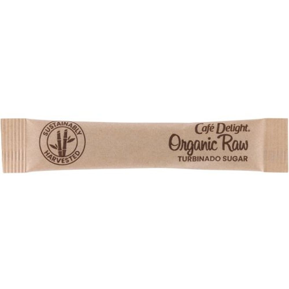 Organic Raw Turbinado Sugar Sticks