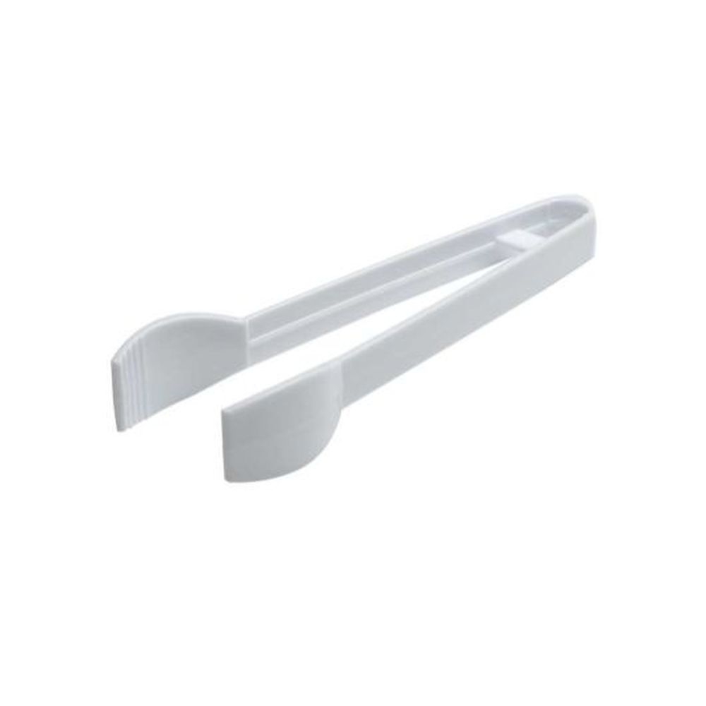 Platter Pleasers 7 inch Individually Wrapped Polystyrene White Tongs