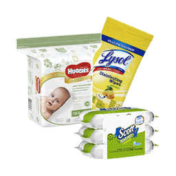 Contains 329 Cleaning Wipes products