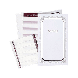 Contains 1 Menu Papers products