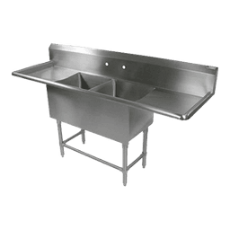 Contains 11 Pro Bowl Two Compartment Sink With Two Drainboards products